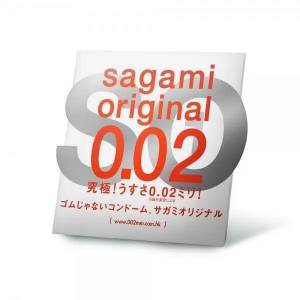 Полиуретановые презервативы Sagami Original 0.02мм, 1 шт / IXI39321