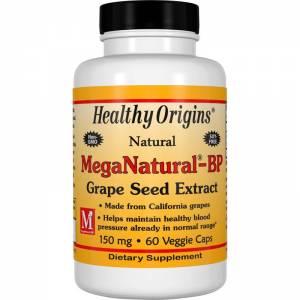 Экстракт Семян Винограда 150мг, MegaNatural-BP, Healthy Origins, 60 гелевых капсул / HO57905