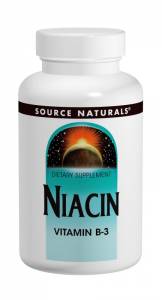 Ниацин (В3) 100мг, Source Naturals, 250 таблеток / SN0502