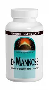D-Манноза 500мг, Source Naturals, 60 капсул / SN2198