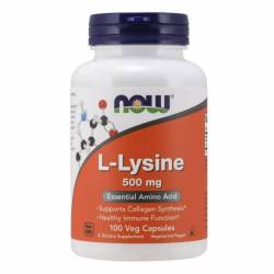 Л-Лизин / NOW - L-Lysine 500mg (100 caps) / NF0110.26242