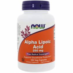Альфа-липоевая кислота / NOW - Alpha Lipoic Acid 250mg (120 caps)