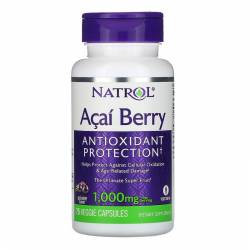 Ягоды молодости - Acai Berry, Natrol, 1000 mg 75 Veg Caps / Ягоды асаи / NTL-05576