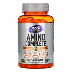 Комплекс Амінокислот, Sports, Amino Complete, Now Foods, 120 вегетаріанських капсул / NF0011