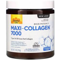 Коллаген 1 и 3 Типов + Биотин, Maxi Collagen, Country Life, 7,5 унций (210 гр) / CLF5070