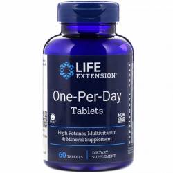 Мультивитамины Одна в День, One-Per-Day, Life Extension, 60 таблеток / LEX23136