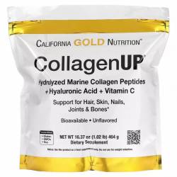 Коллаген Пептиды UP без ароматизаторов, Collagen, California Gold Nutrition, 16,36 унц. (464 г) / CGN01032