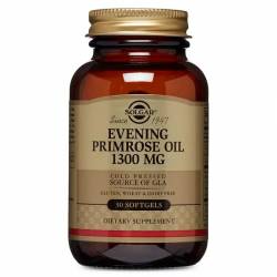 Масло Примулы Вечерней 1300 мг, Evening Primrose Oil, Solgar, 30 желатиновых капсул / SOL01056.31990