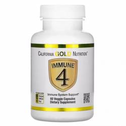 Средство для укрепления иммунитета, Immune4, California Gold Nutrition, 60 вегетарианских капсул / CGN01842