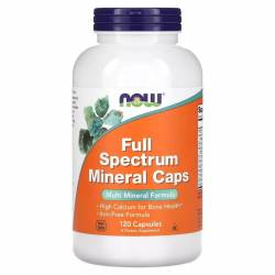 Мультиминералы полного спектра, Foods Full Spectrum Mineral, Now Foods, 120 вегетарианских капсул / NF1544.19427