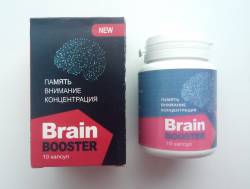 Brain Booster - Препарат для улучшения памяти, внимания, концентрации (Брэйн Бустер) / 4160