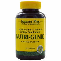 Мультивитамины для Поддержания Энергии, Nutri-Genic, Natures Plus, 90 таблеток / NTP3045