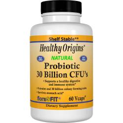 Пробиотики для Улучшения Пищеварения, Healthy Origins, 60 гелевых капсул