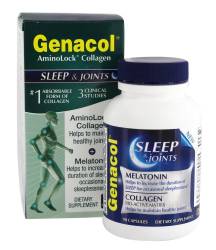 Коллаген, AminoLock, Genacol SLEEP & JOINTS, 90 капсул 