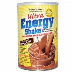 Заменитель Питания, Вкус Шоколада, Chocolate Ultra Energy Shake, Natures Plus, 264 грамма / NTP95943