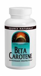 Бета Каротин (Витамин А) 25000IU, Source Naturals, 100 желатиновых капсул / SN0403