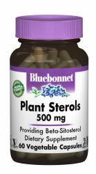 Растительные Стерины 500мг, Bluebonnet Nutrition, 60 гелевых капсул