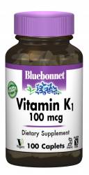 Витамин К1 100мкг, Bluebonnet Nutrition, 100 капсул / BLB0650