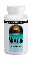 Ниацин (В3) 100мг, Source Naturals, 250 таблеток