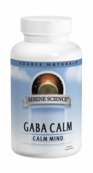 GABA (гамма-аминомасляная кислота), Serene Science, Source Naturals, 120 таблеток для рассасывания / SN0269