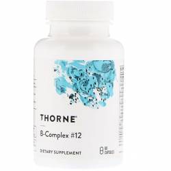 В-Комплекс №12, B-Complex #12, Thorne Research, 60 капсул / THR11203