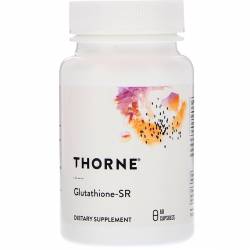 Глутатион, Glutathione-SR, Thorne Research, 60 капсул / THR54003