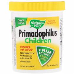 Пробиотики для Детей, Primadophilus, Children, Nature's Way, 141 гр