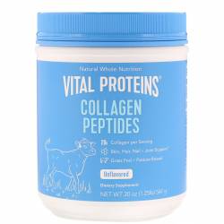 Пептиды коллагена без ароматизаторов, Vital Proteins, Collagen Peptides, Unflavored, 12 унций (567г) / VTP00508