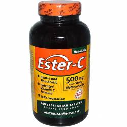 Эстер-С с Бифлавоноидами, Ester-C, American Health, 500 мг, 450 таблеток