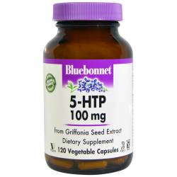 5-HTP (Гидрокситриптофан) 100мг, Bluebonnet Nutrition, 120 капсул