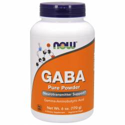 GABA (Гамма-Аминомасляная Кислота), Now Foods, Порошок, 170 г / NF0215.31881