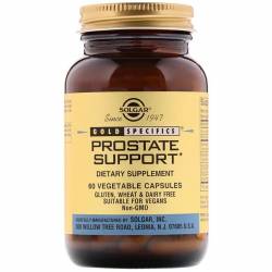 Поддержка Простаты, Prostate Support, Solgar, 60 вегетарианских капсул / SOL02295.33849
