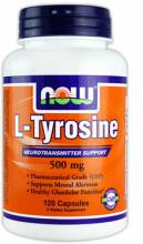 Л-Тирозин / NOW - L-Tyrosine 500mg (120 caps) / NF0162.20546