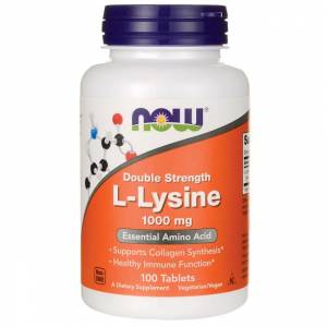 Л-Лизин / NOW - L-Lysine 1000mg (100 tabs) / NF0113.16124
