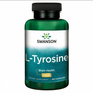 Уценка! Л-Тирозин 500 мг 100 капсул / L-Tyrosine Swanson USA / SW-00855.32336
