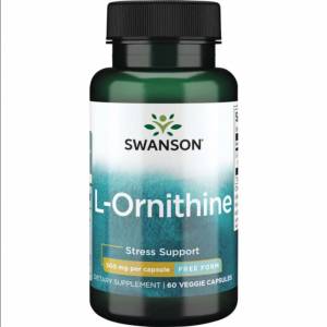 Л-Орнитин / L-Ornithine, 500 мг 60 растительных капсул / SW-01238.31745
