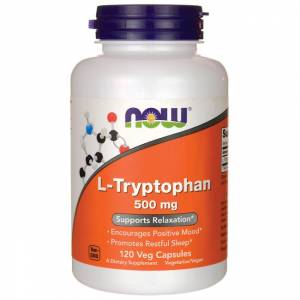 NOW - L-Tryptophan 500mg (120 caps) / Л-Триптофан / Now-0167.29200