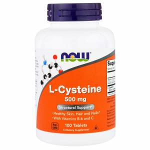 Л-Цистеин / NOW - L-Cysteine 500mg (100 tabs) / NF-0077.20593