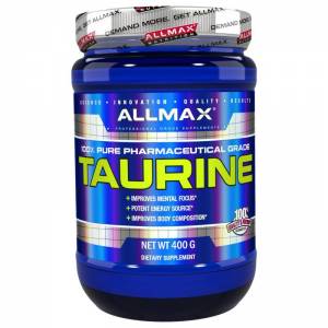 100% чистый таурин + максимальная сила + усвоение / ALLMAX - Taurine (400 g)