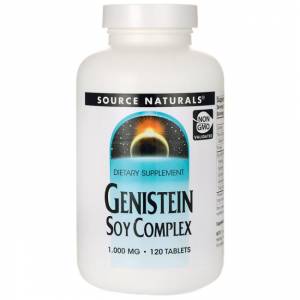 Омолаживающий комплекс для женщин - Генистеин / Genistein Soy Complex, Source Naturals, 1000 mg 120 Tablets / SN-0050