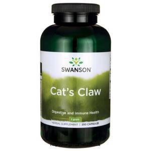Кошачий коготь / Uncaria tomentosa / Una de gato / Cat's Claw, 500 мг 250 капсул / SW-00757