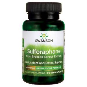 Сульфорафан из брокколи - 100% натуральный / Sulforaphane from Broccoli - 100% Natural, 400 мкг 60 капсул / SWR-06048