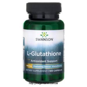 Л-Глутатион 100 мг 100 капсул / L-Glutathione Swanson USA / SWV-01853