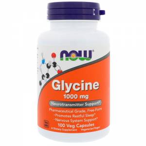 Глицин / NOW - Glycine 1000mg (100 caps)