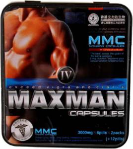 Максмэн 4 12 капсул + 12 витамин