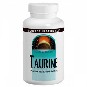 Таурин, 500 мг, Source Naturals, 60 таблеток 