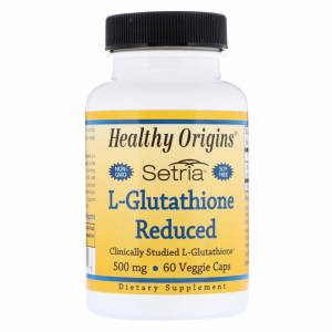 L-Глутатион 500мг, Setria, Healthy Origins, 60 капсул / HO41336