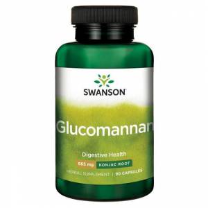 Регулятор аппетита - Глюкоманнан / Glucomannan (Konjac Root), 665 мг 90 капсул / SW-01743