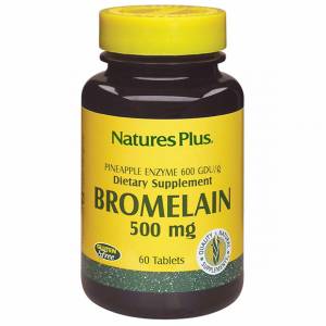 Бромелайн 500 мг, Natures Plus, 60 таблеток / NTP4408