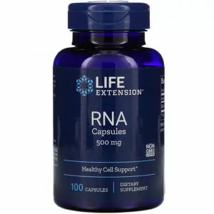 Рибонуклеиновая кислота, RNA Capsules, Life Extension, 500 мг, 100 капсул / LEX07010